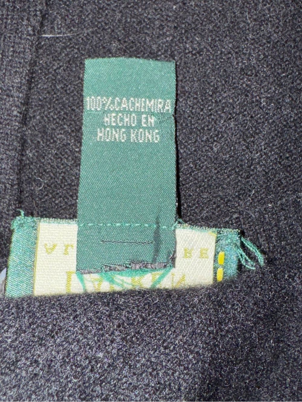 Ralph Lauren Cashmere Black Crewneck Cardigan - Picture 9 of 11